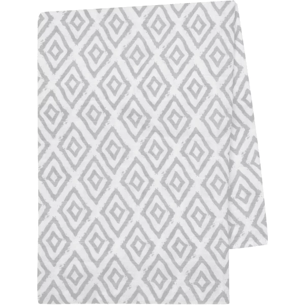 Emma & Noah Puck Doek Diamonds Grijs 120 X 120 Cm 3 Emma & Noah Puck Doek Diamonds Grijs 120 X 120 Cm - Afbeelding 3