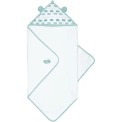 Emma & Noah Handdoek Met Capuchon Walvis 80 X 80 Cm