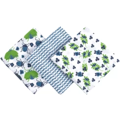 Emma & Noah Hydrofiele Doeken 3 Stuks Bloemen Blauw 80 X 80 Cm -Babyverzorging Deals emma noah hydrofiele doeken 3 stuks bloemen blauw 80 x 80 cm a275510 4