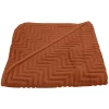 FILIBABBA Badhanddoek Met Capuchon Zigzag Rust