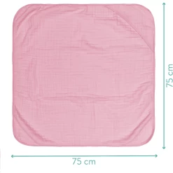 Fillikid Badlaken Met Capuchon Oud Roze 75 X 75 Cm -Babyverzorging Deals fillikid badlaken met capuchon oud roze 75 x 75 cm a317449 4