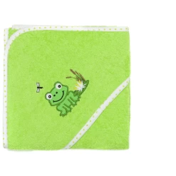 Fillikid Handdoek Met Capuchon Kikker Groen 75x75 Cm -Babyverzorging Deals fillikid handdoek met capuchon kikker groen 75x75 cm a281997 3