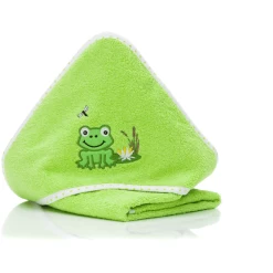 Fillikid Handdoek Met Capuchon Kikker Groen 75x75 Cm -Babyverzorging Deals fillikid handdoek met capuchon kikker groen 75x75 cm a281997 4