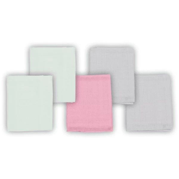 Fillikid Katoenen Luier 5-pack Uni 70x70 Cm 2 Fillikid Katoenen Luier 5-pack Uni 70x70 Cm - Afbeelding 2