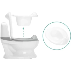 Fillikid Mini Toilet Grijs/wit -Babyverzorging Deals fillikid mini toilet grijs wit a301332 2