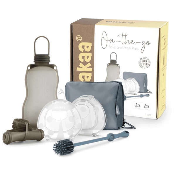 Haakaa® Bewaarset Voor Moedermelk On-the-go Lichtblauw 2 Haakaa® Bewaarset Voor Moedermelk On-the-go Lichtblauw - Afbeelding 2