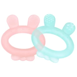 Haakaa® Bijtring Konijnenoor, Roze -Babyverzorging Deals haakaa bijtring konijnenoor roze a373825 2