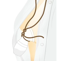 Haakaa® Halsketting Voor Borstkolf, Navy -Babyverzorging Deals haakaa halsketting voor borstkolf navy a343804 4