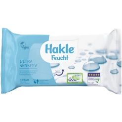 Hakle Wet Wipes Ultra Sensitive , 42 Vellen -Babyverzorging Deals hakle wet wipes ultra sensitive 42 vellen a354744 3