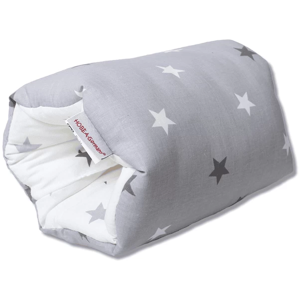 HOBEA-Germany Mini Voedingskussen Sterren Wit Grijs 2 HOBEA-Germany Mini Voedingskussen Sterren Wit Grijs - Afbeelding 2