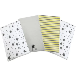 HÜTTE & CO Molleton Wipes 4-pack Sterren -Babyverzorging Deals huette amp co molleton wipes 4 pack sterren a301896 3