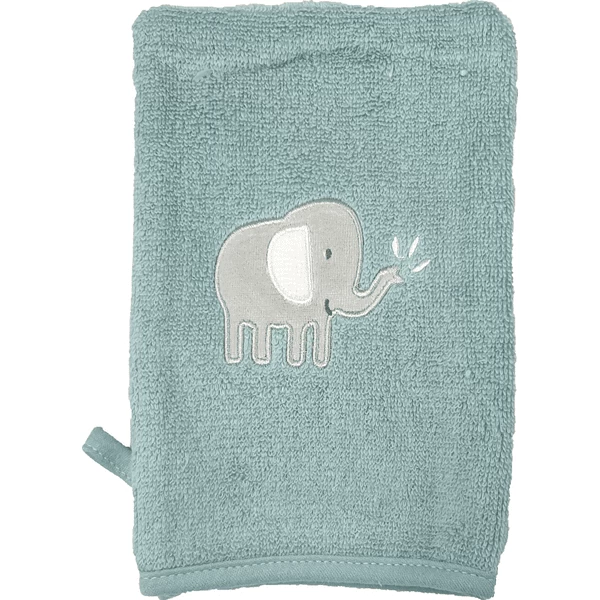 HÜTTE & CO-washandschoen 2-pack Mint 2 HÜTTE & CO-washandschoen 2-pack Mint - Afbeelding 2