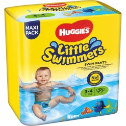 HUGGIES Zwemluier Little Zwemmers Maat 3-4 4 X 20 Stuks
