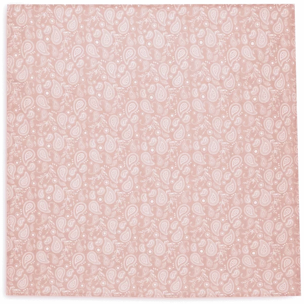 Jollein 2 Pack Burp Cloth Hydrophill 70x70cm Paisley Halo Rosewood 3 Jollein 2 Pack Burp Cloth Hydrophill 70x70cm Paisley Halo Rosewood - Afbeelding 3