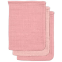 Jollein Bamboo Washandje 3-pack Lichtroze