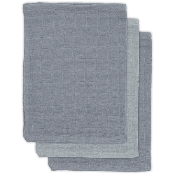 Jollein Bamboo Washandje 3-pack Stormgrijs 2 Jollein Bamboo Washandje 3-pack Stormgrijs - Afbeelding 2