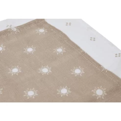 Jollein Burp Cloth Muslin 2-Pack Pointelle Sun Biscuit -Babyverzorging Deals jollein burp cloth muslin 2 pack pointelle sun biscuit a385585 3