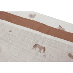 Jollein Burp Cloth Muslin 3-Pack Boerderij -Babyverzorging Deals jollein burp cloth muslin 3 pack boerderij a385582 4