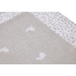 Jollein Burp Doekje Mousseline 2-pack Rabbit Nougat -Babyverzorging Deals jollein burp doekje mousseline 2 pack rabbit nougat a385581 3