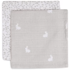 Jollein Burp Doekje Mousseline 2-pack Rabbit Nougat -Babyverzorging Deals jollein burp doekje mousseline 2 pack rabbit nougat a385581 4