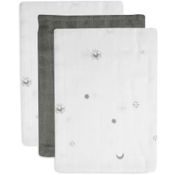 Jollein Flanellen Mousseline 3-Pack Stargaze Leaf Green 8 Jollein Flanellen Mousseline 3-Pack Stargaze Leaf Green -Babyverzorging Deals jollein flanellen mousseline 3 pack stargaze leaf green a385577 3