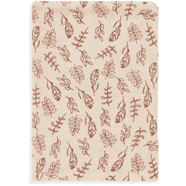 Jollein Gaas Washandje 3-pack Meadow Kastanje 2 Jollein Gaas Washandje 3-pack Meadow Kastanje - Afbeelding 2