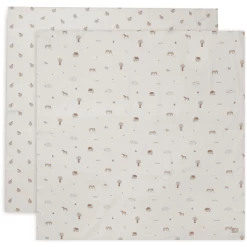 Jollein Gaasdeken Mousseline 115x115cm 2-Pack Boerderij