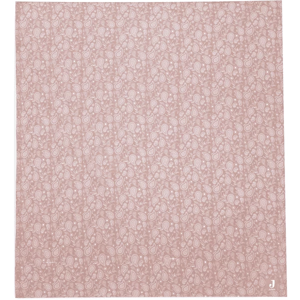 Jollein Gaasdeken Mousseline Paisley Rozenhout 1 Jollein Gaasdeken Mousseline Paisley Rozenhout
