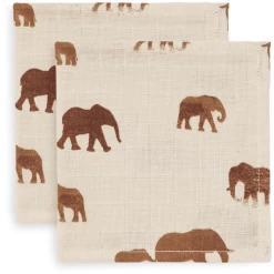 Jollein Gaasluiers 2-pack Savannah 115 X 115 Cm -Babyverzorging Deals jollein gaasluiers 2 pack savannah 115 x 115 cm a326859 3