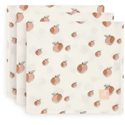 Jollein Gaasluiers 3-pack Peach 70 X 70 Cm