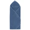 Jollein Hooded Towel Badstof Jeans Blauw 75 X 75 Cm