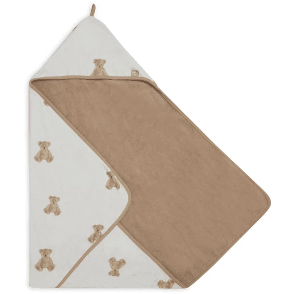 Jollein Kaphanddoek 75x75cm Teddy Bear 2 Jollein Kaphanddoek 75x75cm Teddy Bear - Afbeelding 2