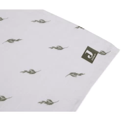 Jollein Knuffeldeken Mousseline 115x115 Cm Olive - Leaf Green -Babyverzorging Deals jollein knuffeldeken mousseline 115x115 cm olive leaf green a385485 3