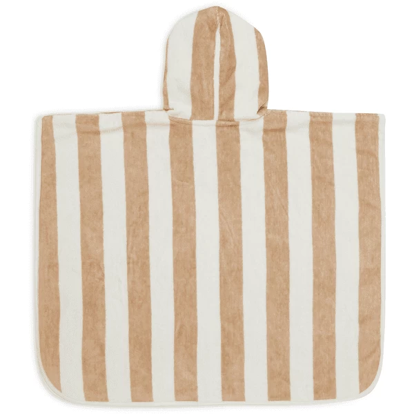 Jollein Zwemponcho Stripe Terry Biscuit 2 Jollein Zwemponcho Stripe Terry Biscuit - Afbeelding 2