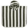 Jollein Zwemponcho Stripe Terry Leaf Green