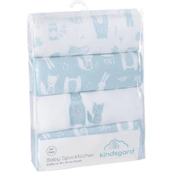 Kindsgard Spuugdoeken Handklad 4-pack Blauw