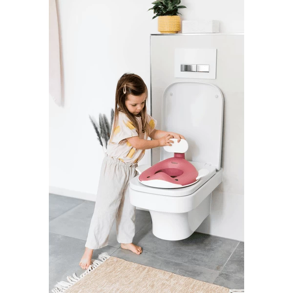 KINDSGUT Toiletbril Walvis Oud Roze 2 KINDSGUT Toiletbril Walvis Oud Roze - Afbeelding 2