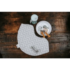 KipKep 3in1 Boerendoek Slabbetje Kisses4You Silver Grijs -Babyverzorging Deals kipkep 3in1 boerendoek slabbetje kisses4you silver grijs a314721 4