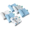 KOALA BABY CARE ® Mousseline Doek Soft Touch 30 X 30 Cm 6-pack - Blauw
