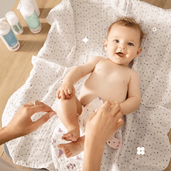 KOALA BABY CARE ® Mousseline Doek Soft Touch 30 X 30 Cm 6-pack - Paars 2 KOALA BABY CARE ® Mousseline Doek Soft Touch 30 X 30 Cm 6-pack - Paars - Afbeelding 2