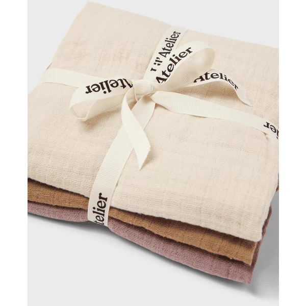 Lil'Atelier Gaas Luiers 3 Pak Nbnhojo Schors 2 Lil'Atelier Gaas Luiers 3 Pak Nbnhojo Schors - Afbeelding 2