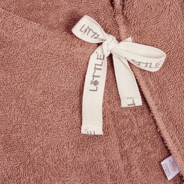 LITTLE Badjas Vos Rouge 3 LITTLE Badjas Vos Rouge - Afbeelding 3