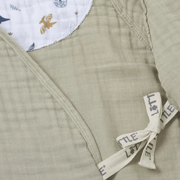 LITTLE Kimono Green Thee 2 LITTLE Kimono Green Thee - Afbeelding 2