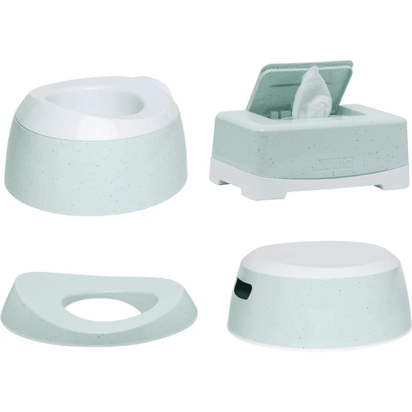 Luma ® Baby Care Toilet Training Set Spikkels Mint 1 Luma ® Baby Care Toilet Training Set Spikkels Mint