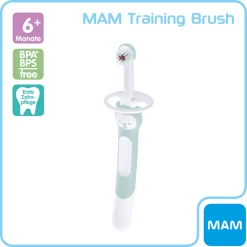MAM Babytandenborstel Trainingsborstel 5+ Maanden, 1 Stuk, Turkoois -Babyverzorging Deals mam babytandenborstel trainingsborstel 5 maanden 1 stuk turkoois a383313 4