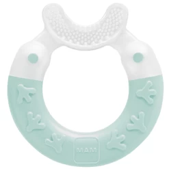 MAM Bijtring Bite & Brush 3+ Maanden, 1 Stuk, Turquoise
