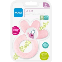 MAM Cooler Bijtring 4+ Maanden, 1 Stuk, Roze -Babyverzorging Deals mam cooler bijtring 4 maanden 1 stuk roze a383306 2