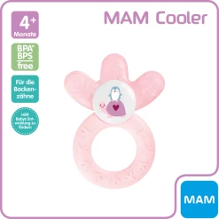 MAM Cooler Bijtring 4+ Maanden, 1 Stuk, Roze -Babyverzorging Deals mam cooler bijtring 4 maanden 1 stuk roze a383306 4