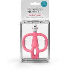 Matchstick Monkey Bijtring Aap, Roze -Babyverzorging Deals matchstick monkey bijtring aap roze a369702 4