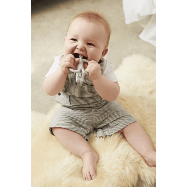 Matchstick Monkey Bijtring Aapje, Lichtgrijs 2 Matchstick Monkey Bijtring Aapje, Lichtgrijs - Afbeelding 2